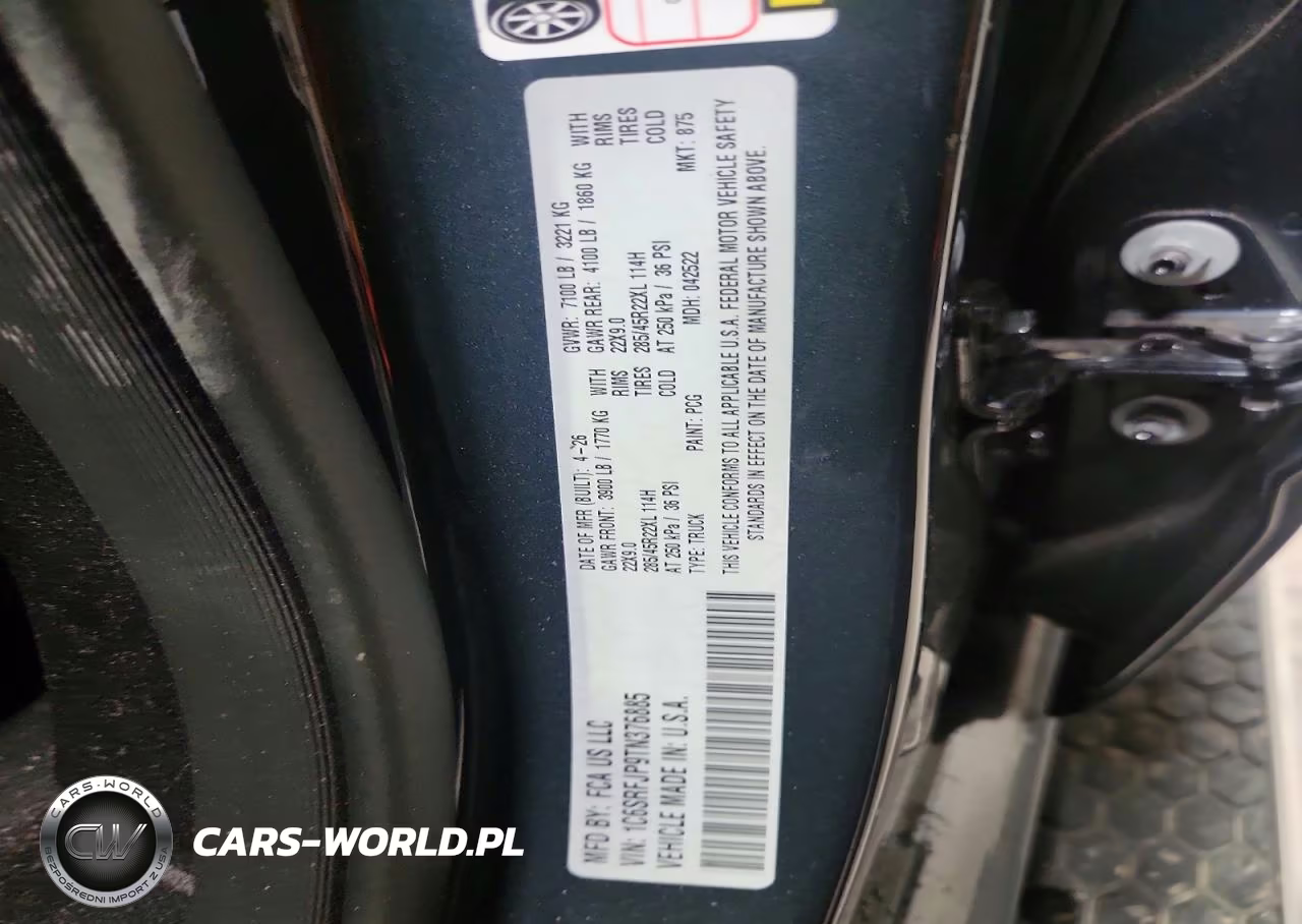 2026 Ram 1500 Laramie VIN:1C6SRFJP9TN376885 - 12