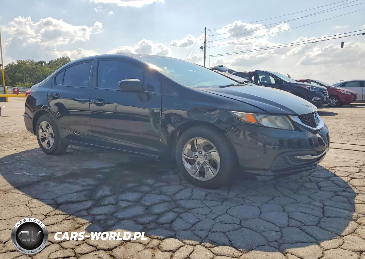 2015 Honda Civic Lx VIN:19XFB2F54FE018374 - 4