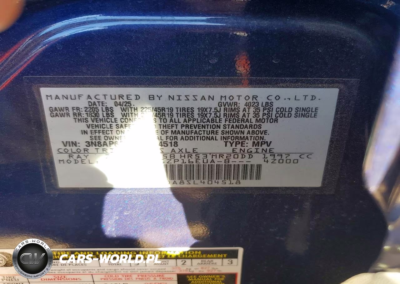 2025 Nissan Kicks Sr VIN:3N8AP6DA8SL404518 - 13
