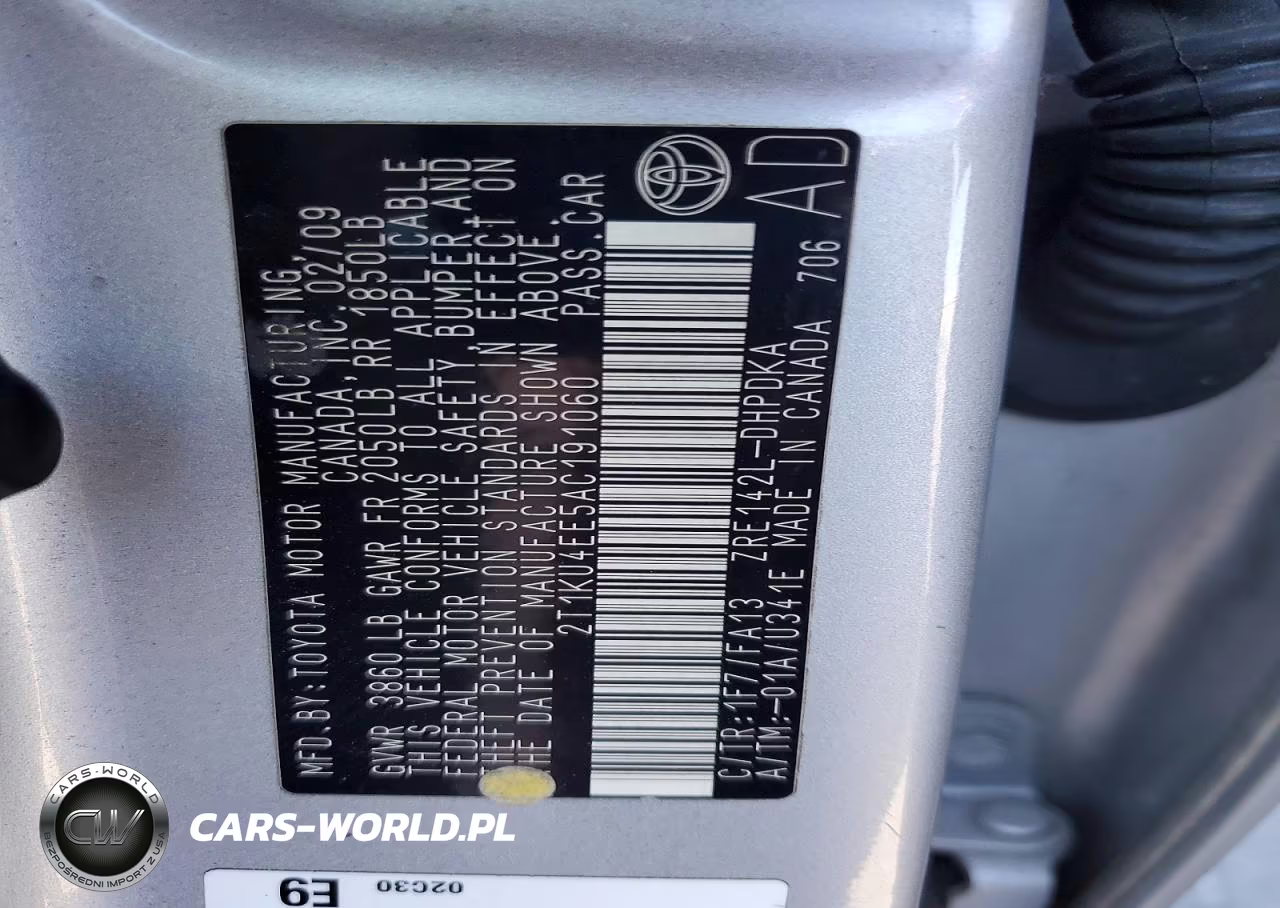 2010 Toyota Matrix Base VIN:2T1KU4EE5AC191060 - 12