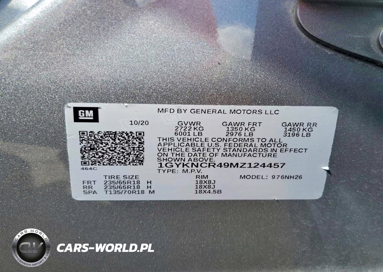 2021 Cadillac Xt5 Premium Luxury VIN:1GYKNCR49MZ124457 - 13