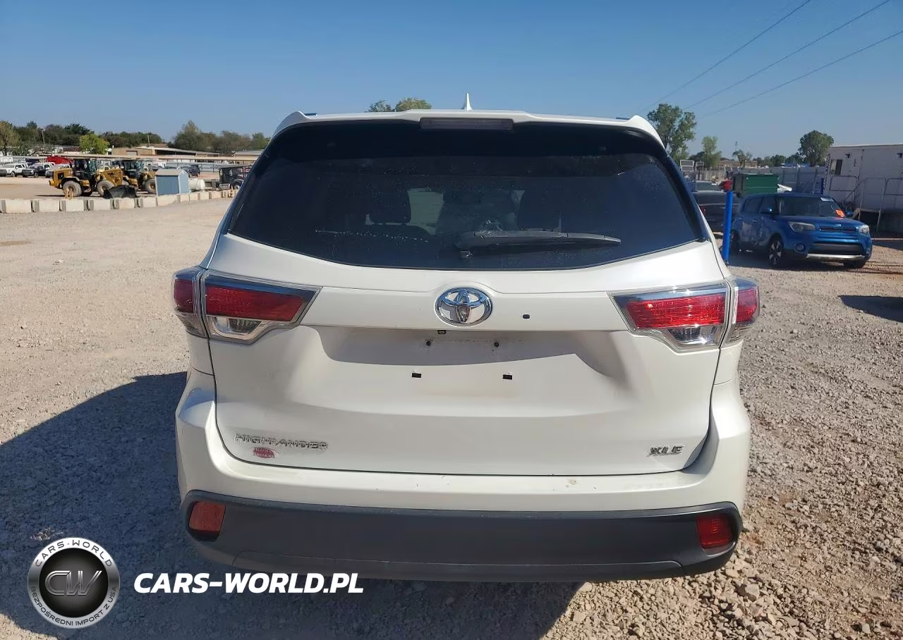 2015 Toyota Highlander Xle VIN:5TDKKRFH9FS088122 - 6