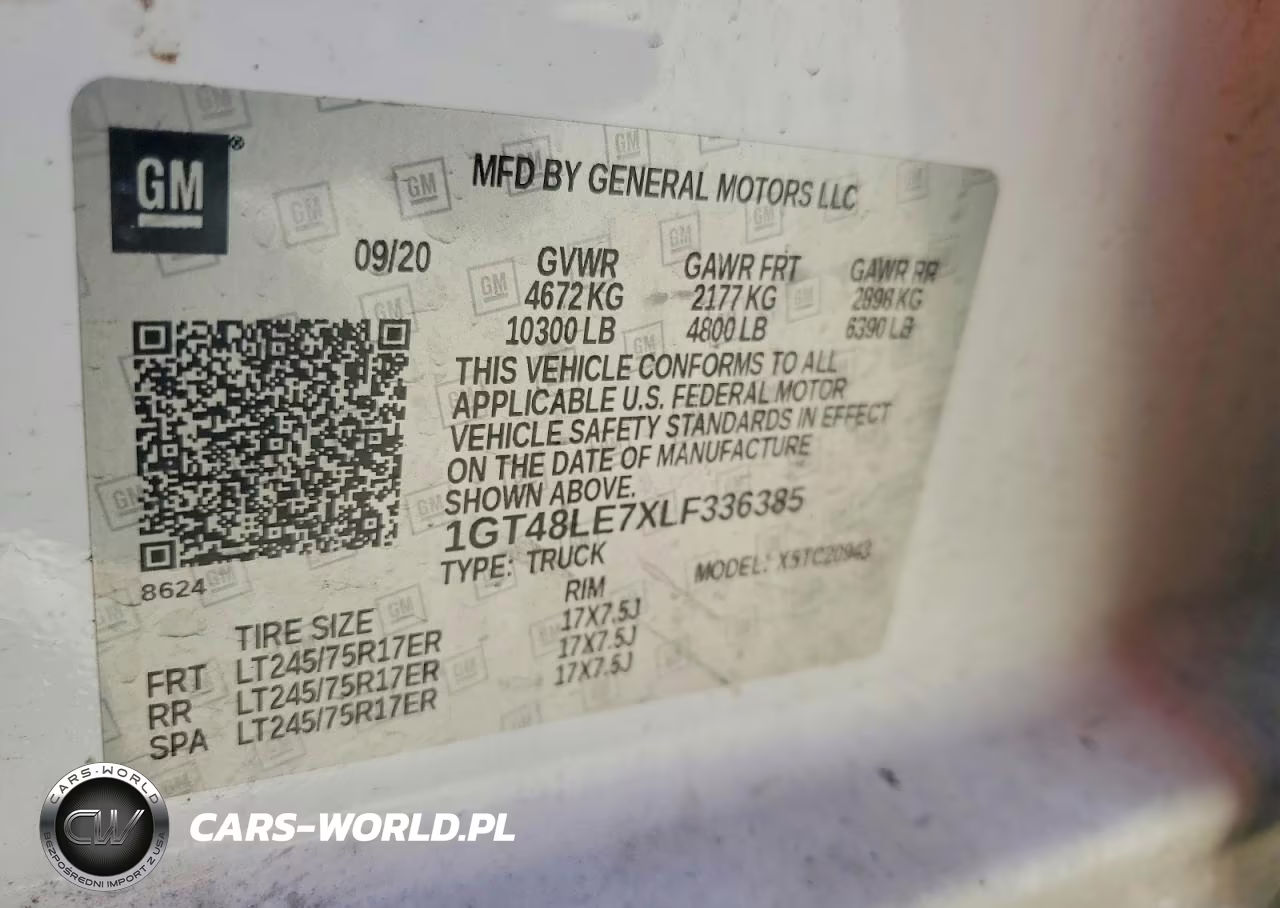 2020 GMC Sierra C2500 Heavy Duty VIN:1GT48LE7XLF336385 - 12