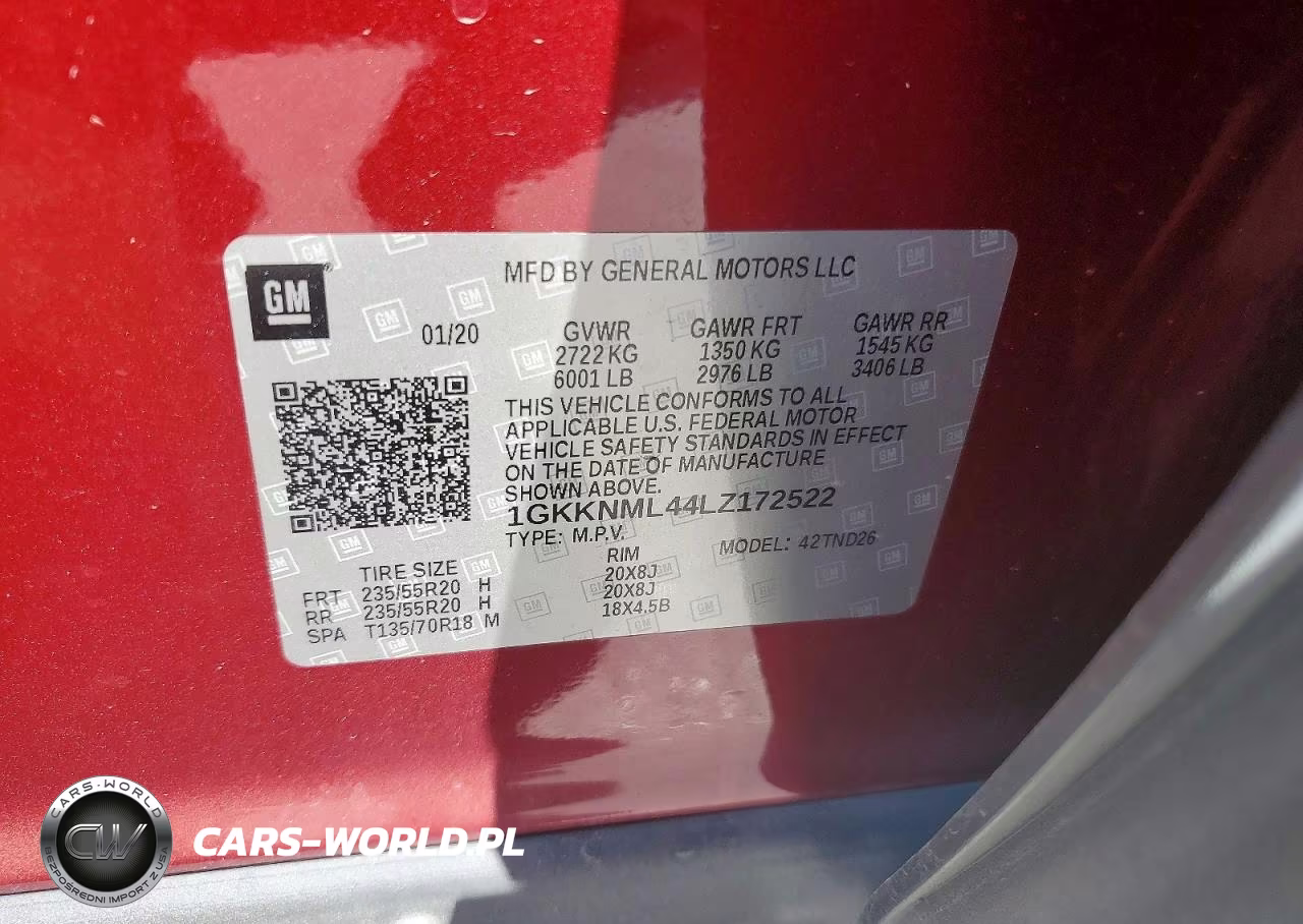 2020 GMC Acadia Slt VIN:1GKKNML44LZ172522 - 14