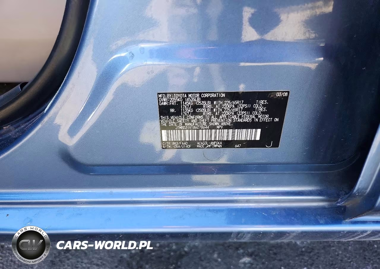 2008 Toyota Rav4 Limited VIN:JTMBD31V186078644 - 13