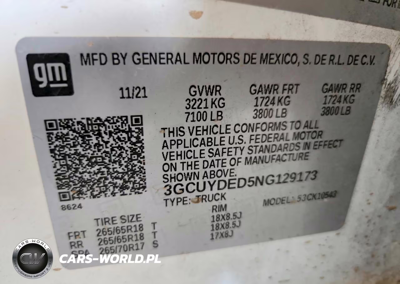 2022 Chevrolet Silverado Ltd K1500 Lt VIN:3GCUYDED5NG129173 - 12