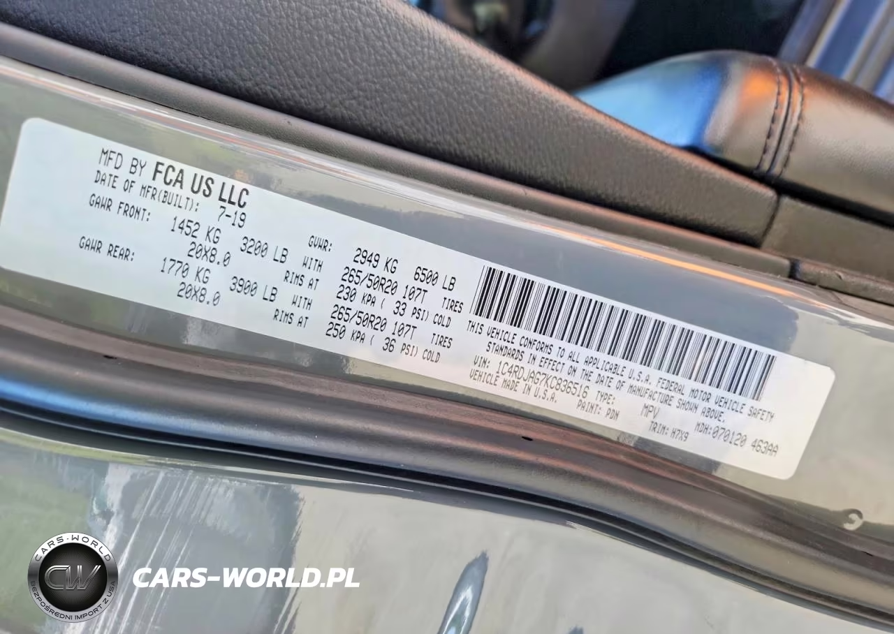 2019 Dodge Durango Sxt VIN:1C4RDJAG7KC836516 - 13