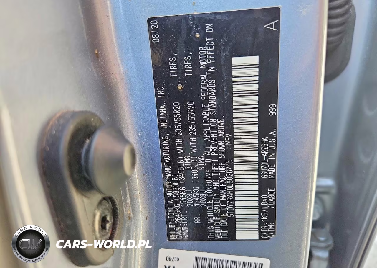 2020 Toyota Highlander Limited VIN:5TDYZRAH0LS026715 - 13