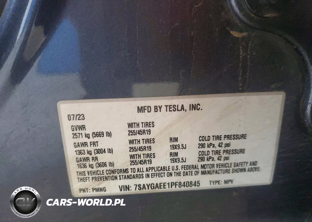 2023 Tesla Model Y VIN:7SAYGAEE1PF840845 - 13