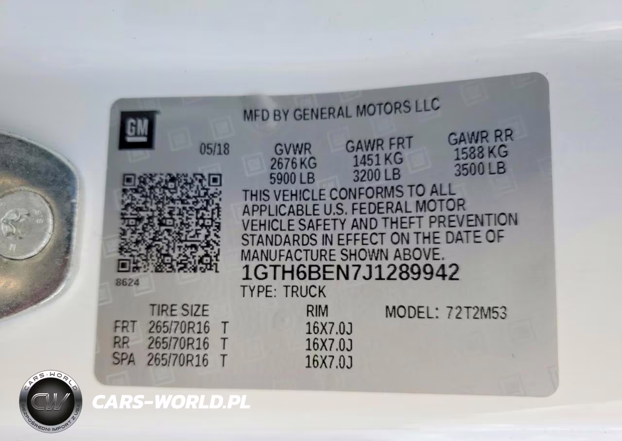 2018 GMC Canyon VIN:1GTH6BEN7J1289942 - 13