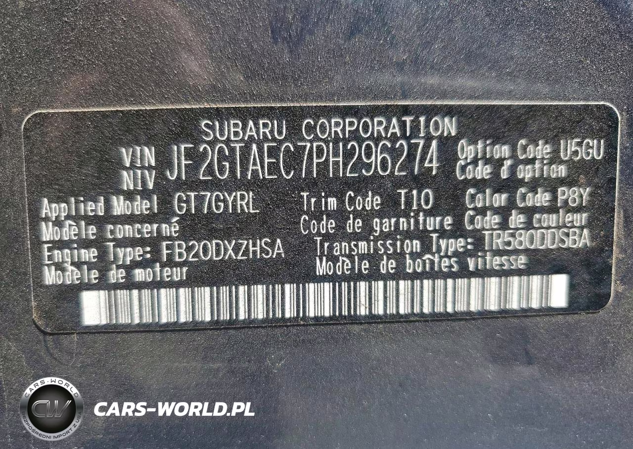 2023 Subaru Crosstrek Premium VIN:JF2GTAEC7PH296274 - 13