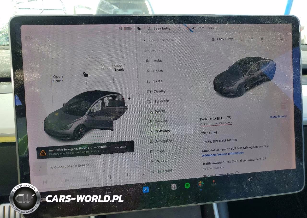 2020 Tesla Model 3 VIN:5YJ3E1ECXLF742936 - 9