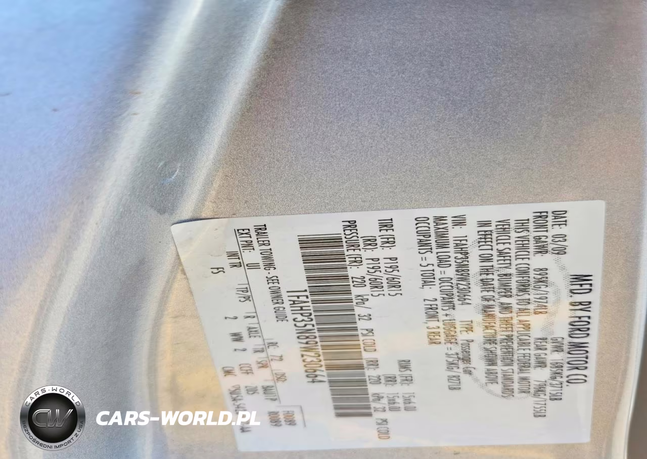 2009 Ford Focus Se VIN:1FAHP35N89W230664 - 12