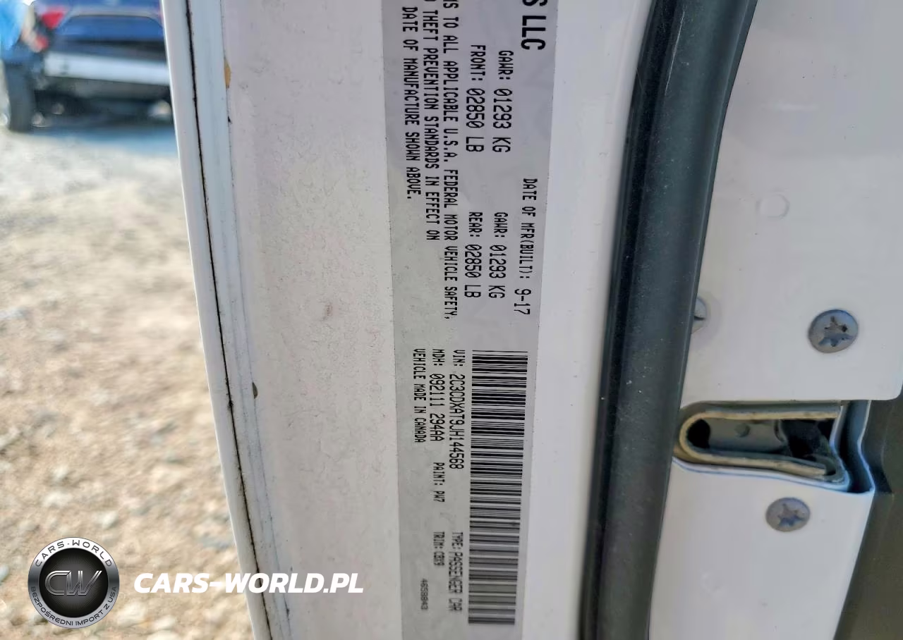 2018 Dodge Charger Police VIN:2C3CDXAT9JH144568 - 12