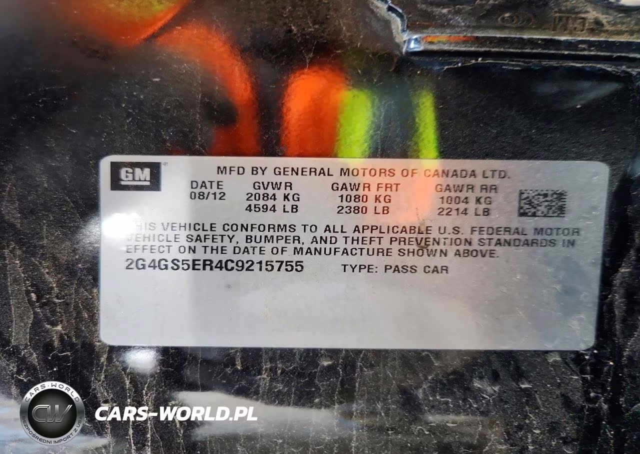 2012 Buick Regal Premium VIN:2G4GS5ER4C9215755 - 12