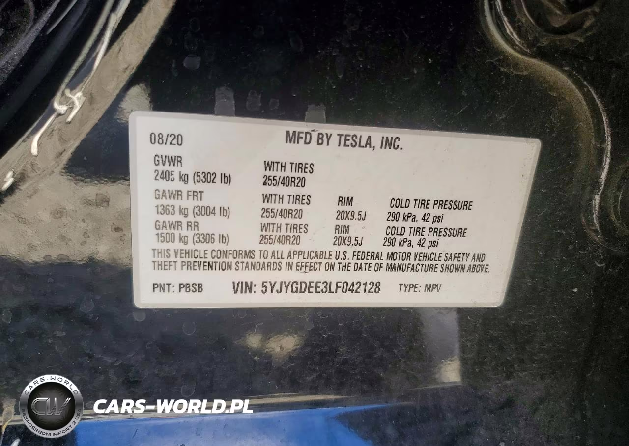 2020 Tesla Model Y VIN:5YJYGDEE3LF042128 - 13
