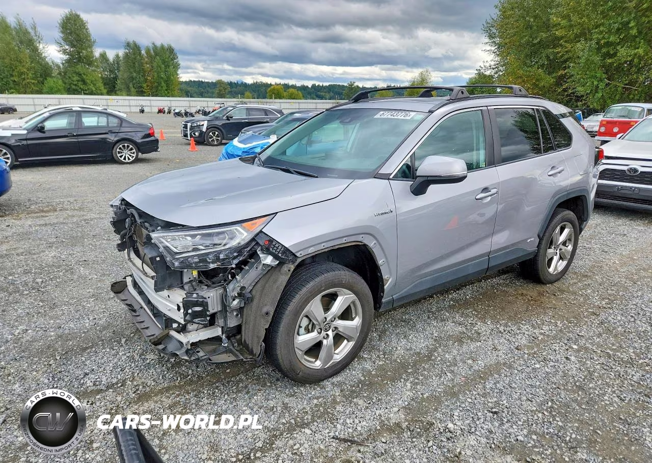 2021 Toyota Rav4 Xle Premium VIN:4T3B6RFV1MU031712 - 1