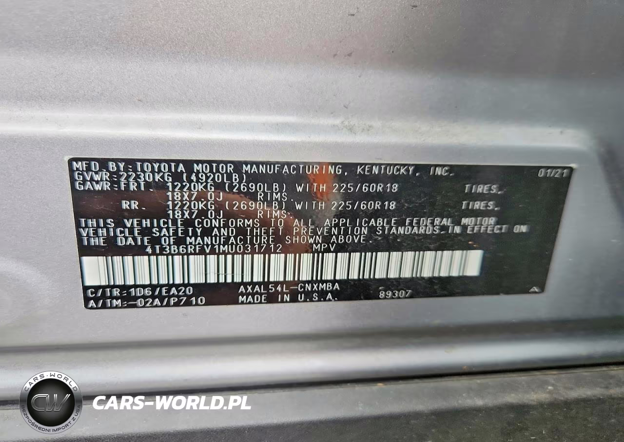2021 Toyota Rav4 Xle Premium VIN:4T3B6RFV1MU031712 - 14