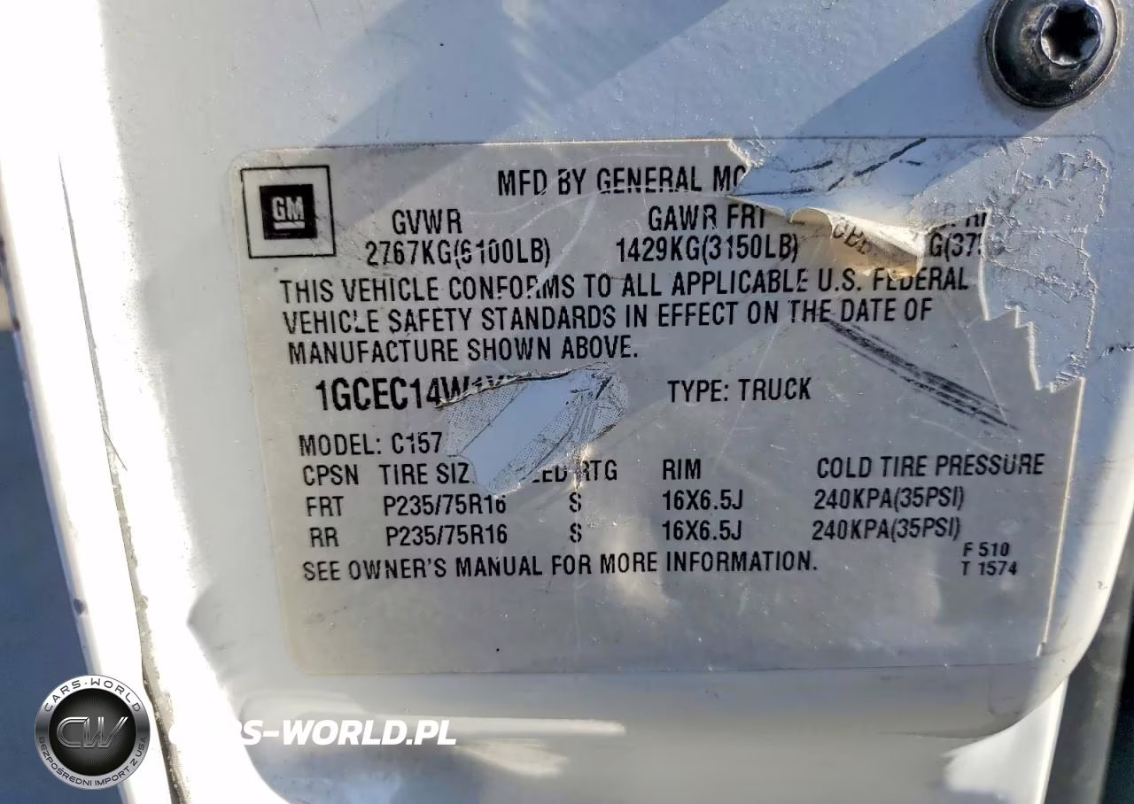2001 Chevrolet Silverado C1500 VIN:1GCEC14W71Z195724 - 12