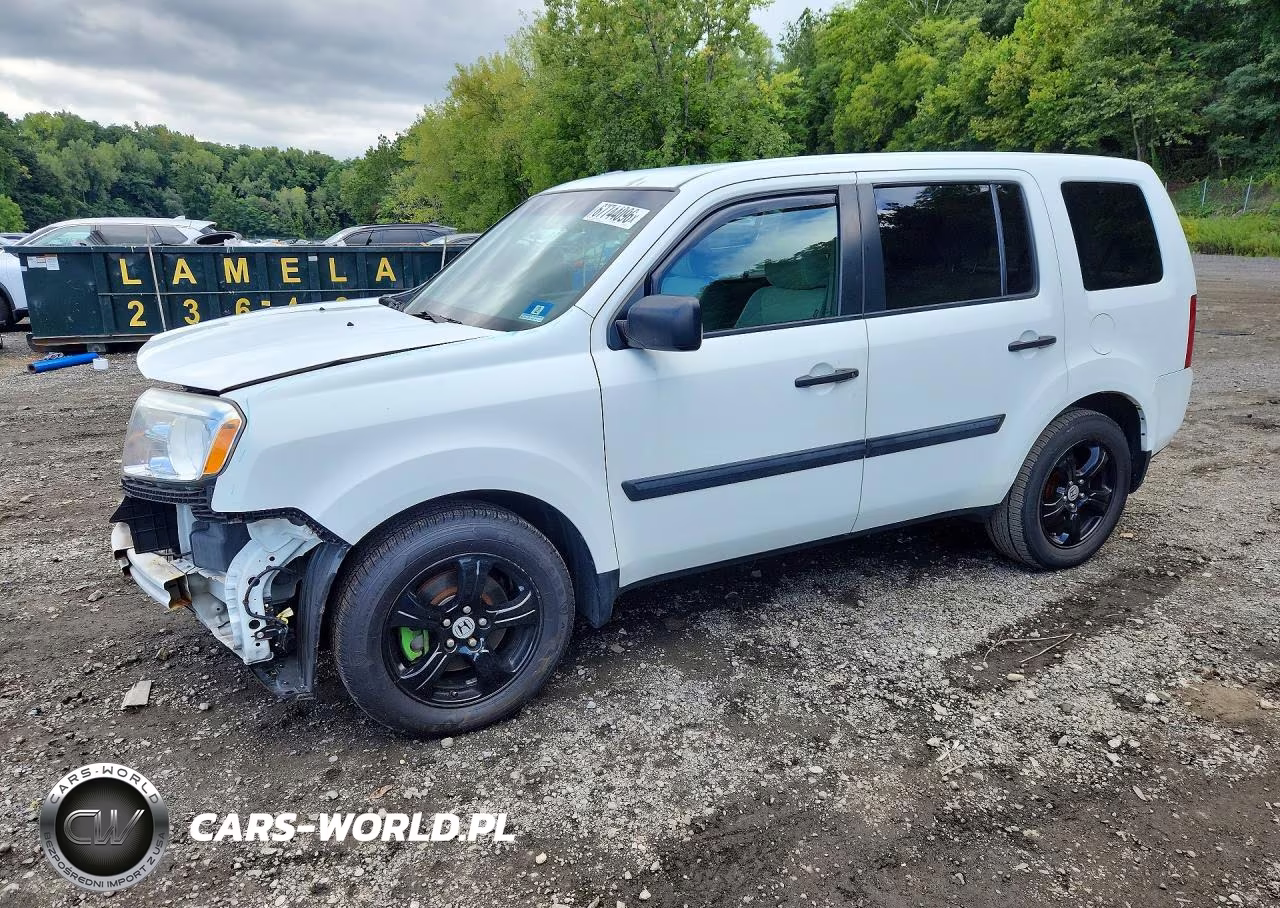 2015 Honda Pilot Lx VIN:5FNYF4H26FB005633 - 1