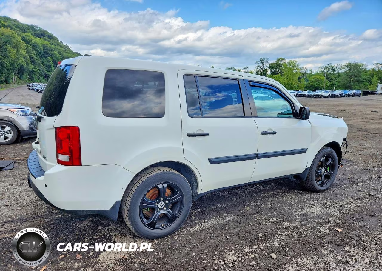 2015 Honda Pilot Lx VIN:5FNYF4H26FB005633 - 3