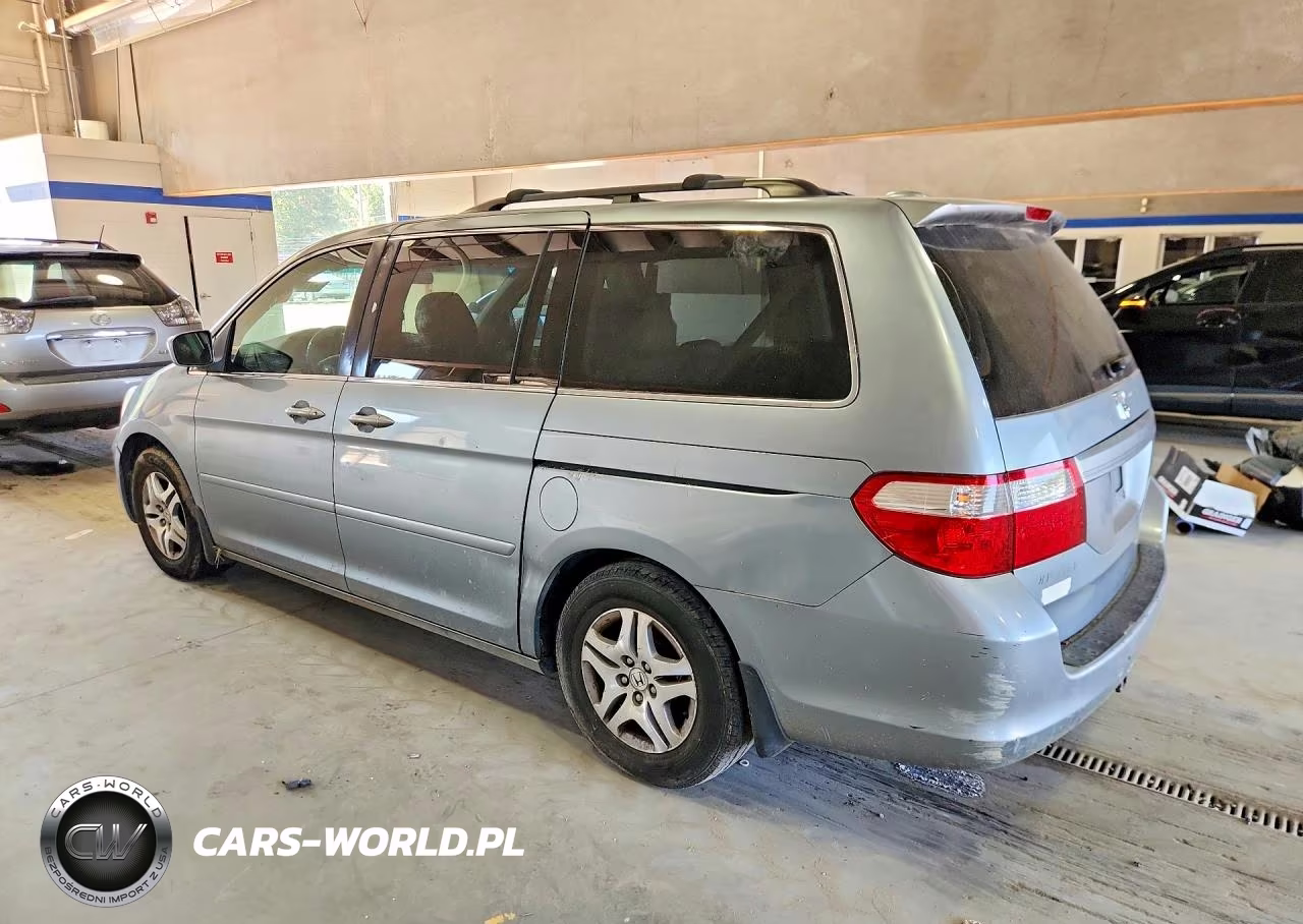 2007 Honda Odyssey Exl VIN:5FNRL38767B001733 - 2