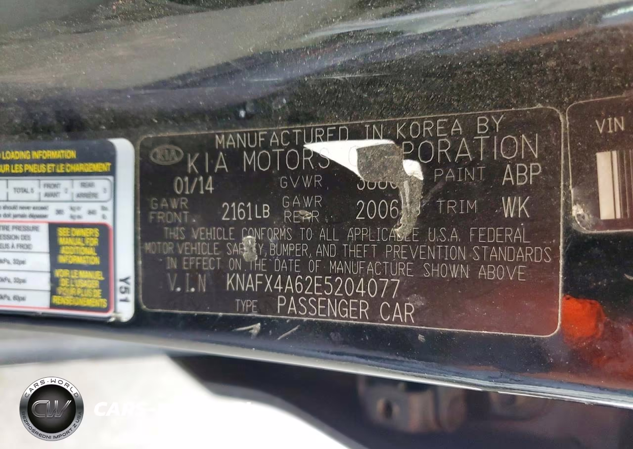 2014 Kia Forte Lx VIN:KNAFX4A62E5204077 - 12