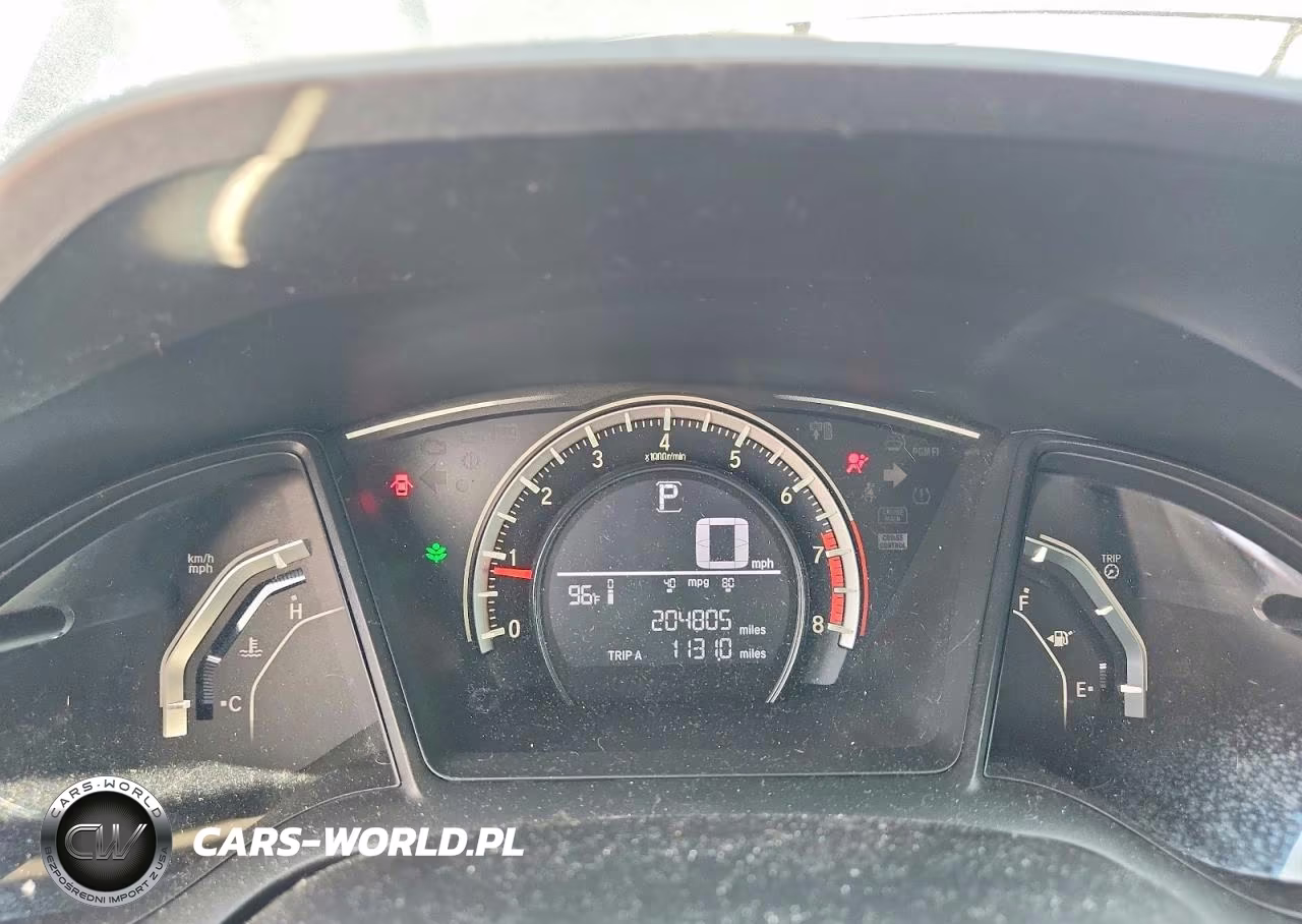 2016 Honda Civic Lx VIN:19XFC2F55GE048174 - 9