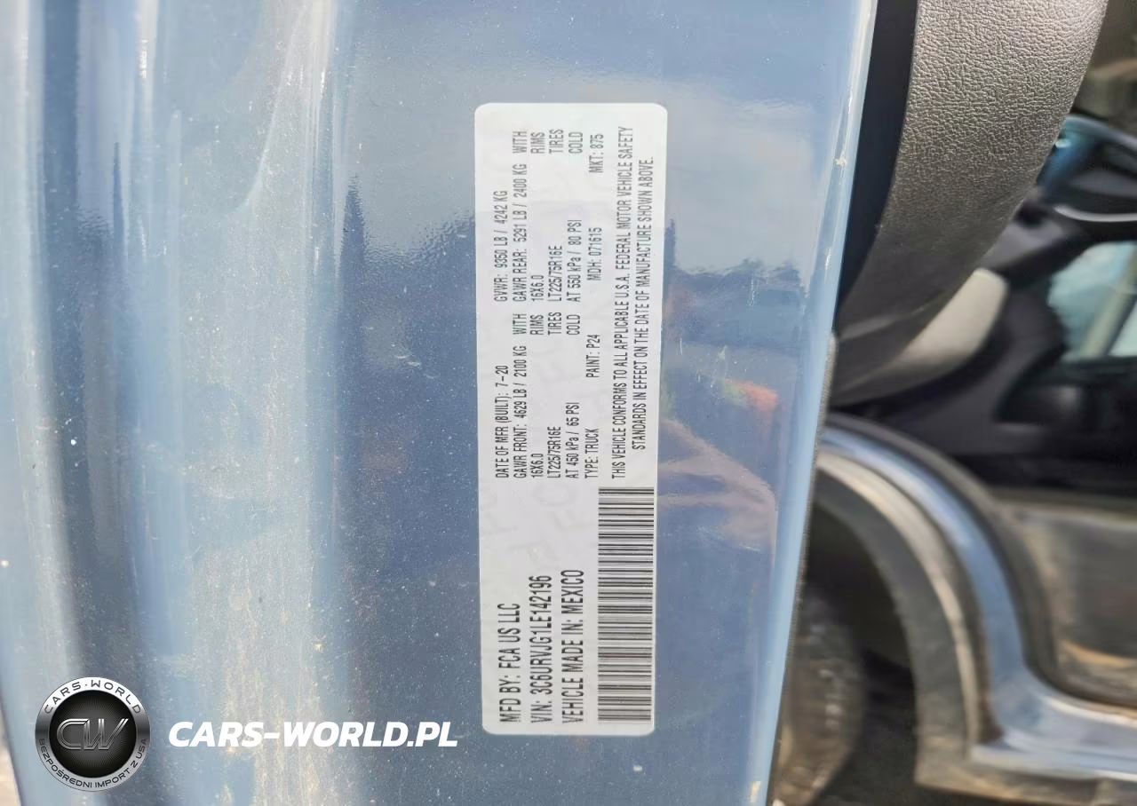 2020 Ram Promaster 3500 Delivery Van VIN:3C6URVJG1LE142196 - 12