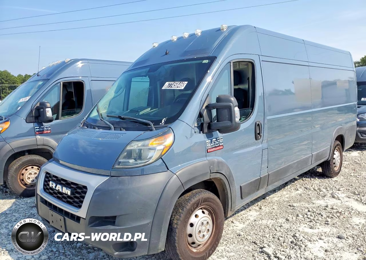 2020 Ram Promaster 3500 Delivery Van VIN:3C6URVJG3LE145374 - 1