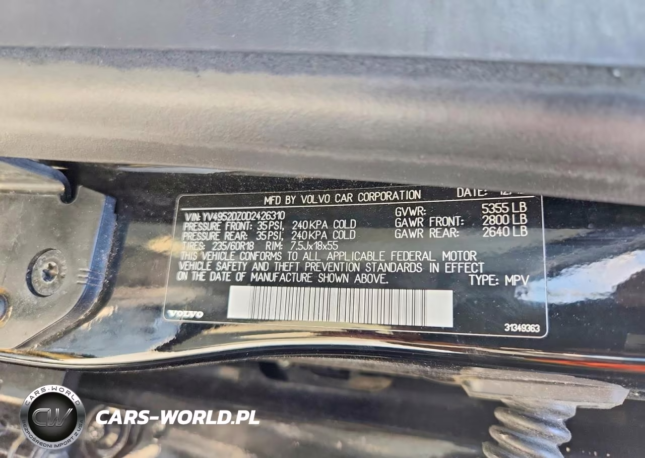 2013 Volvo Xc60 3.2 Premier VIN:YV4952DZ0D2426310 - 13