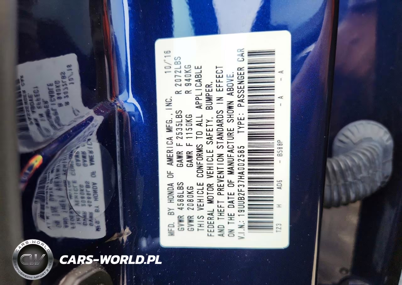 2017 Acura Tlx VIN:19UUB2F37HA002585 - 12