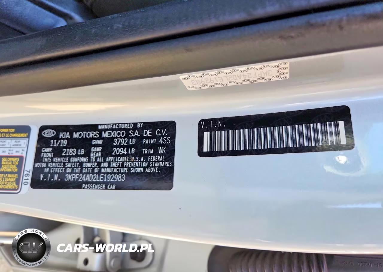 2020 Kia Forte Lxs VIN:3KPF24AD2LE192983 - 12