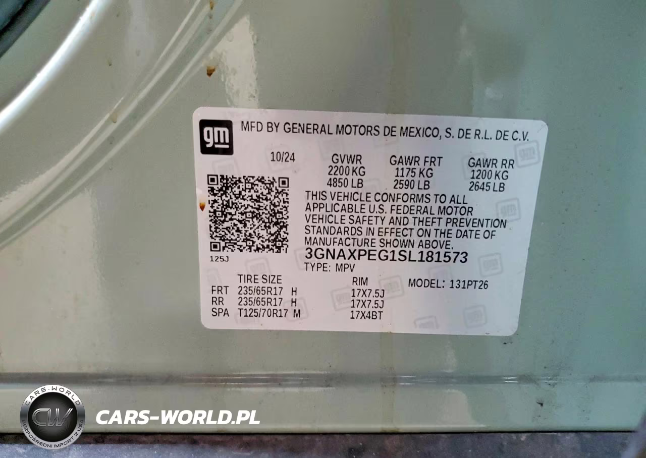 2025 Chevrolet Equinox Lt VIN:3GNAXPEG1SL181573 - 13