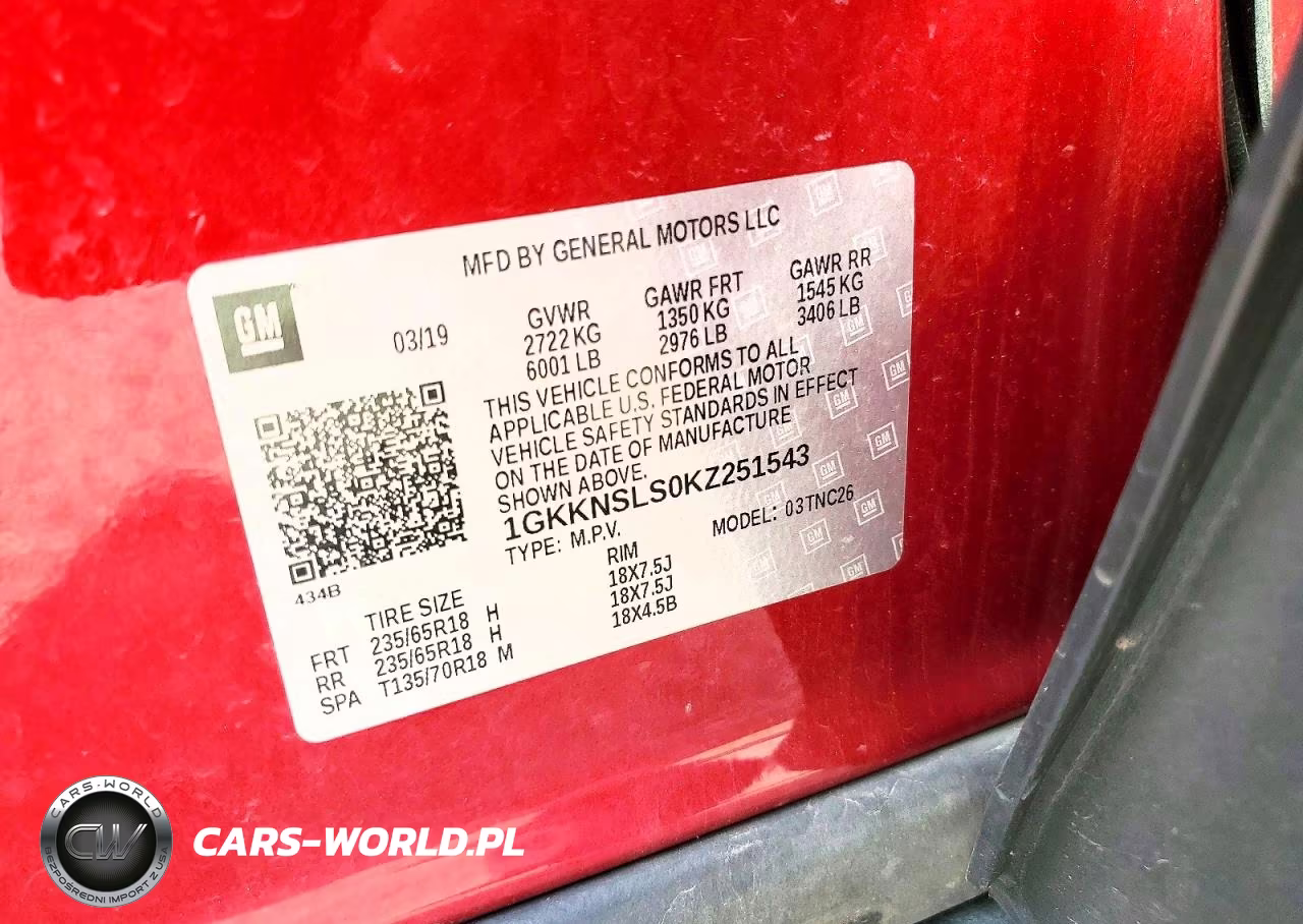 2019 GMC Acadia Sle VIN:1GKKNSLS0KZ251543 - 13