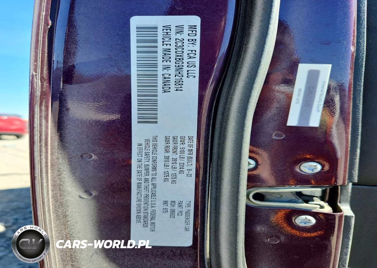 2022 Dodge Charger Sxt VIN:2C3CDXBG9NH216814 - 13