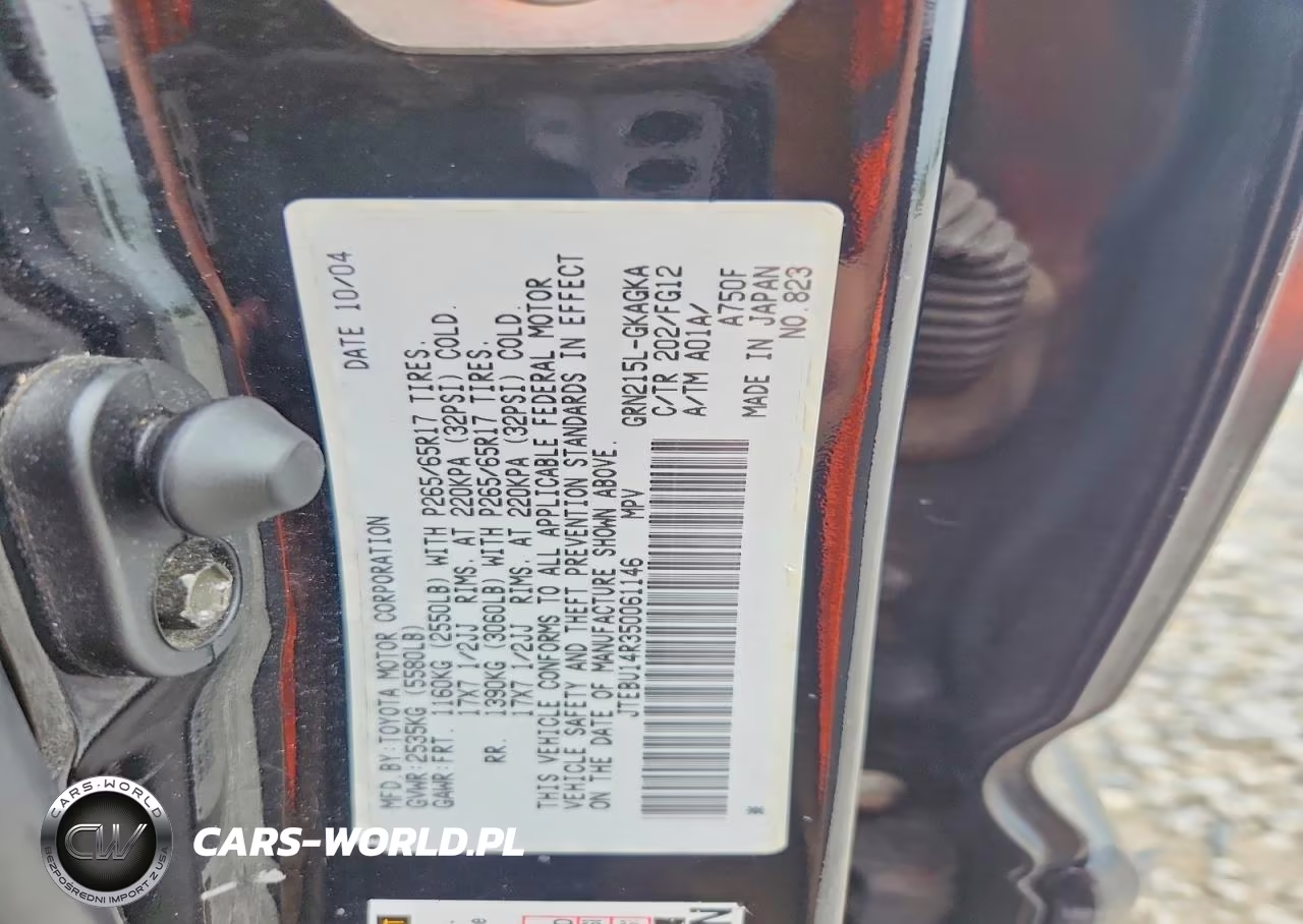 2005 Toyota 4Runner Sr5 VIN:JTEBU14R350061146 - 13