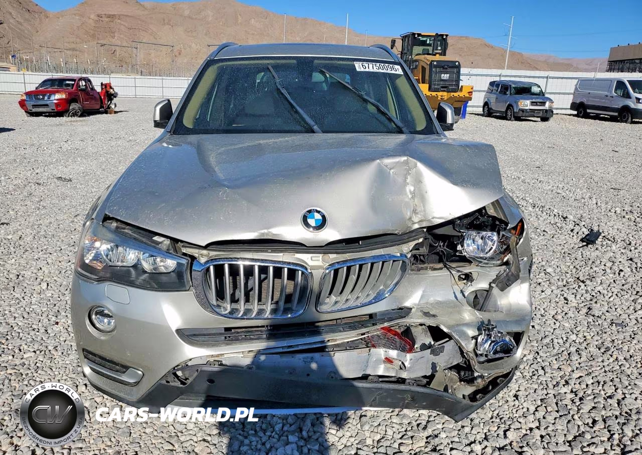 2015 BMW X3 Sdrive28I VIN:5UXWZ7C51F0M83490 - 5