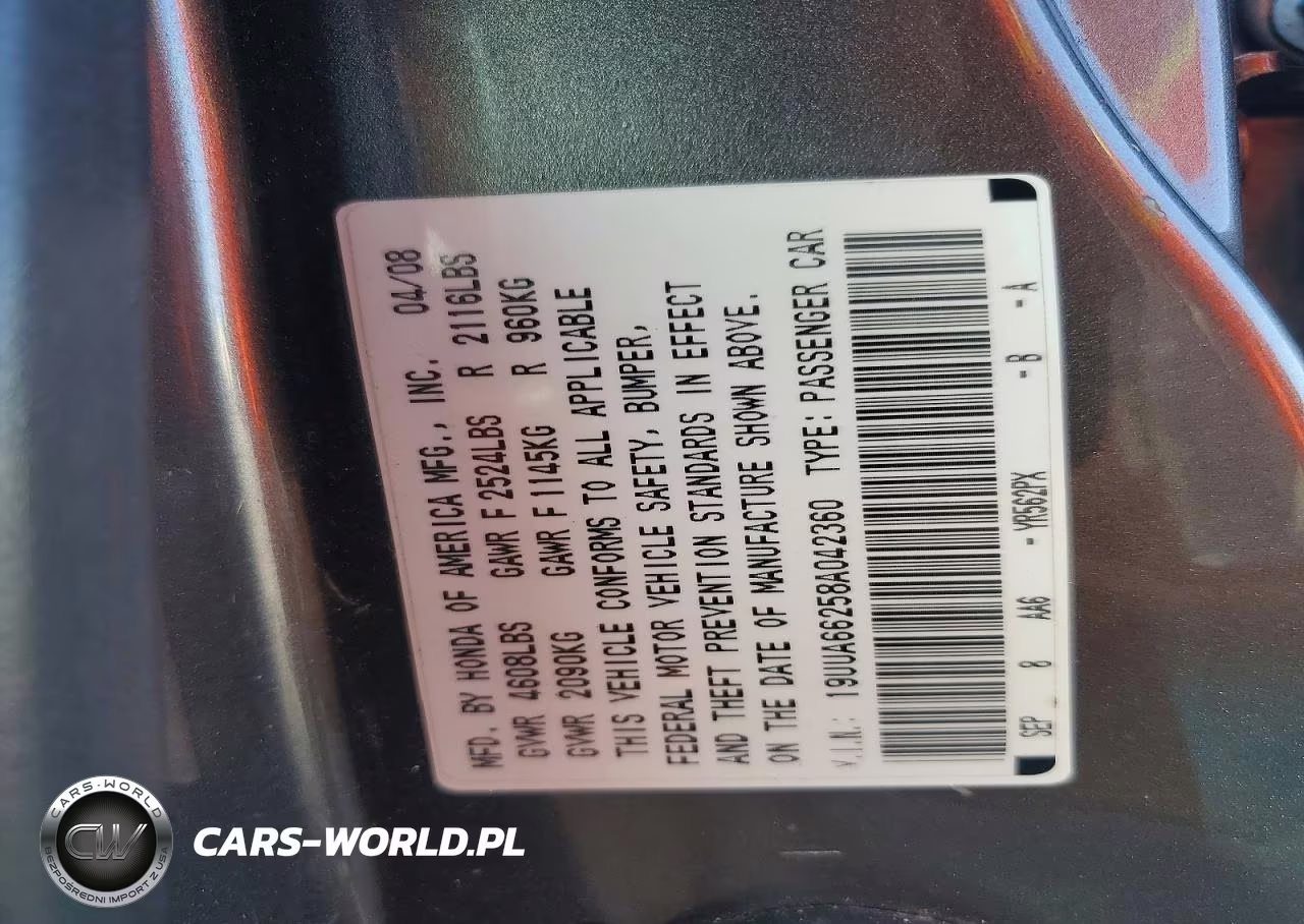 2008 Acura Tl VIN:19UUA66258A042360 - 12