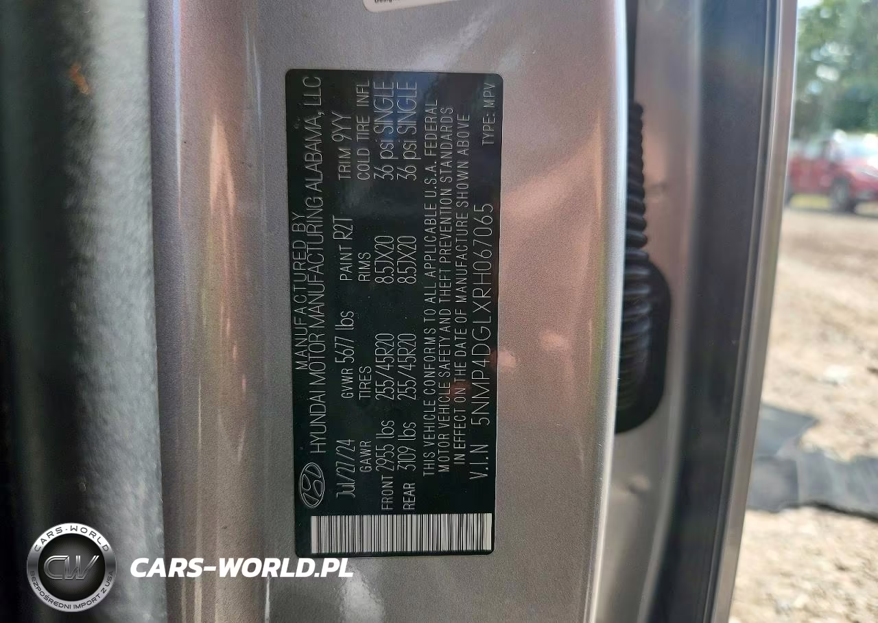 2024 Hyundai Santa Fe Limited VIN:5NMP4DGLXRH067065 - 13