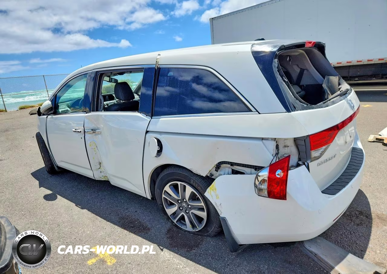 2014 Honda Odyssey Touring VIN:5FNRL5H92EB123337 - 2