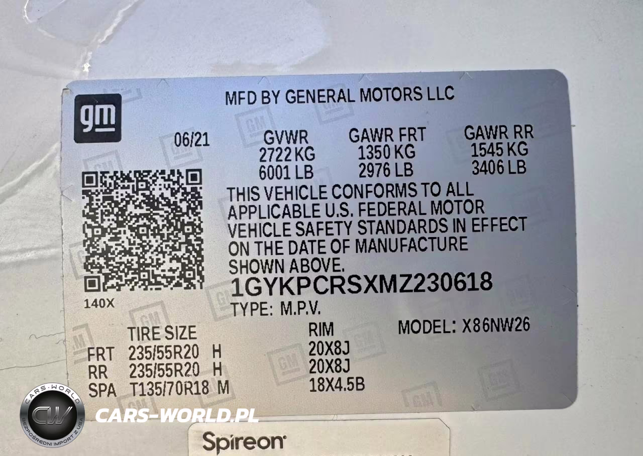 2021 Cadillac Xt6 Premium Luxury VIN:1GYKPCRSXMZ230618 - 14