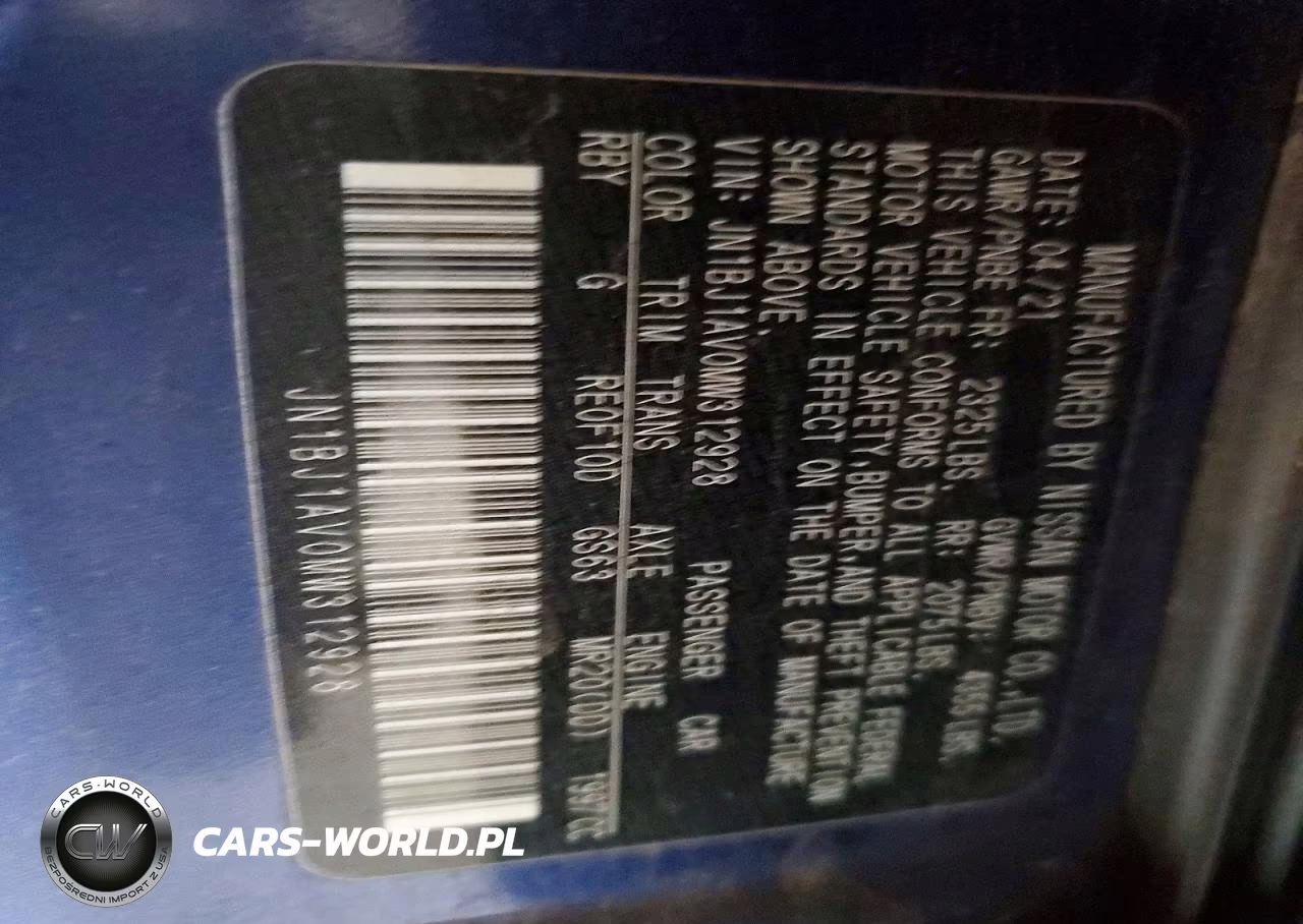 2021 Nissan Rogue Sport S VIN:JN1BJ1AV0MW312928 - 12