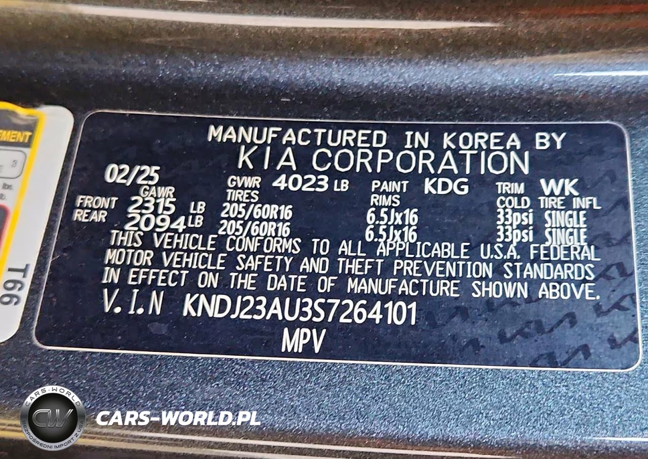 2025 Kia Soul Lx VIN:KNDJ23AU3S7264101 - 13