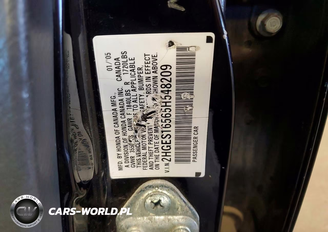 2005 Honda Civic Lx VIN:2HGES16565H548209 - 12