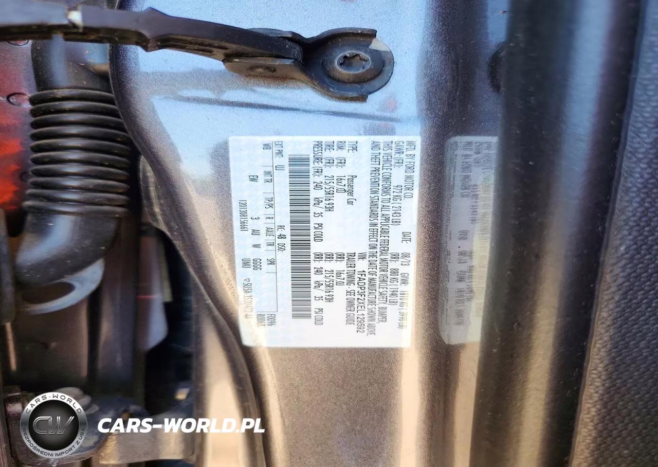 2014 Ford Focus Se VIN:1FADP3F2XEL129592 - 12