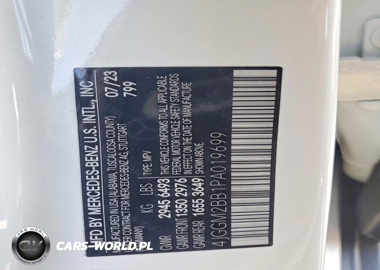 2023 Mercedes-Benz Eqe Suv 350+ VIN:4JGGM2BB1PA019699 - 14