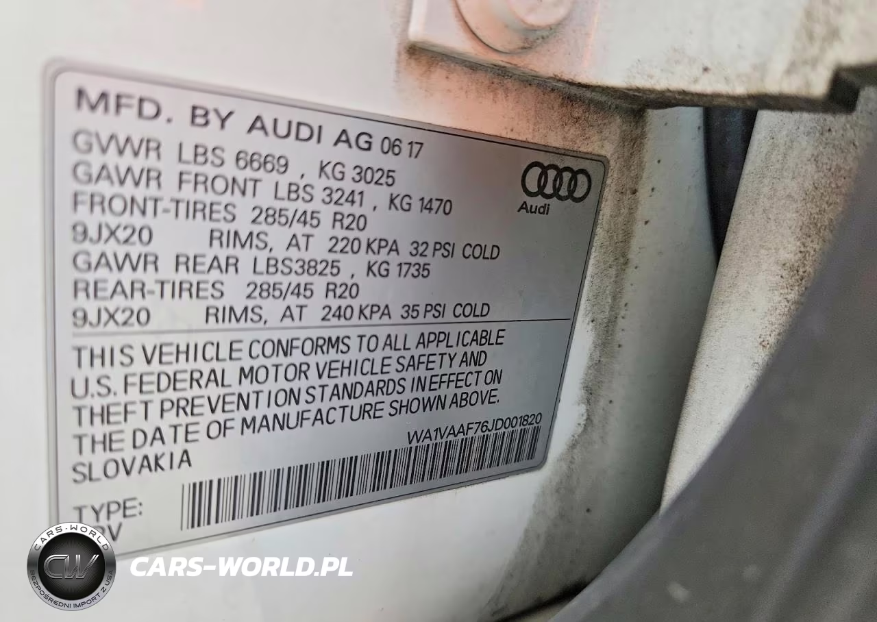 2018 Audi Q7 Prestige VIN:WA1VAAF76JD001820 - 13