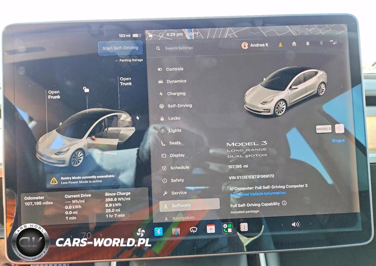 2018 Tesla Model 3 VIN:5YJ3E1EB7JF069172 - 9