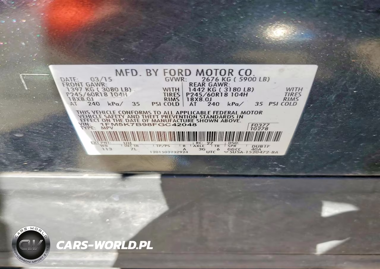 2015 Ford Explorer VIN:1FM5K7B98FGC42048 - 13